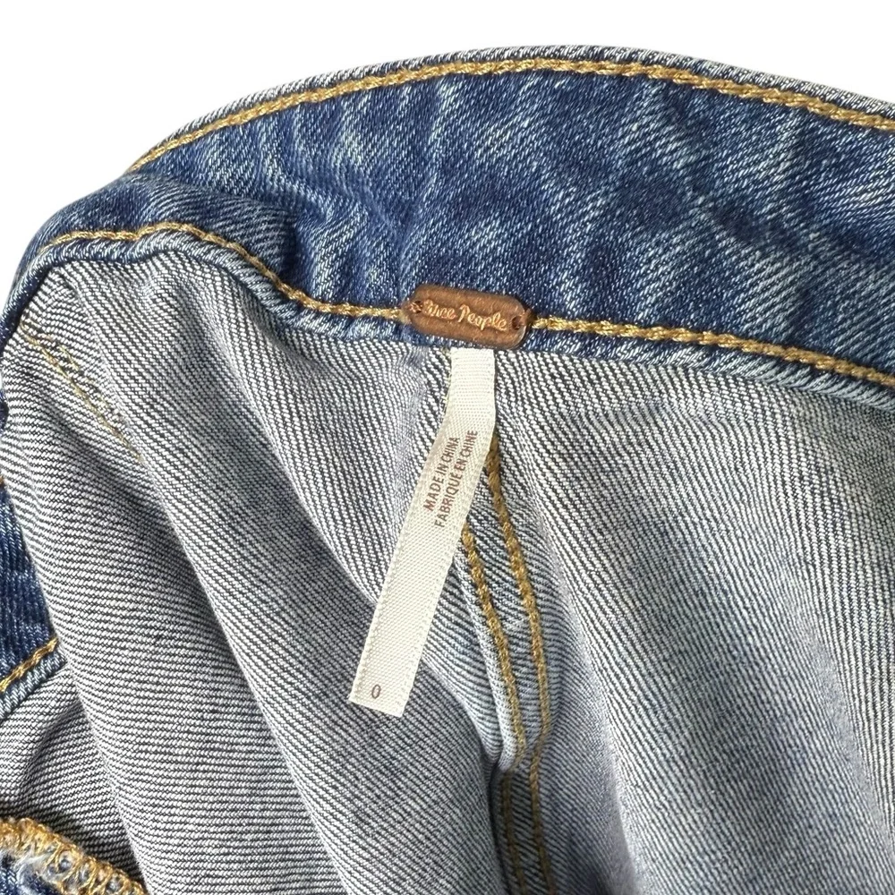 Free People Jasmine Buttoned Denim Midi Skirt - Picture 8 of 10